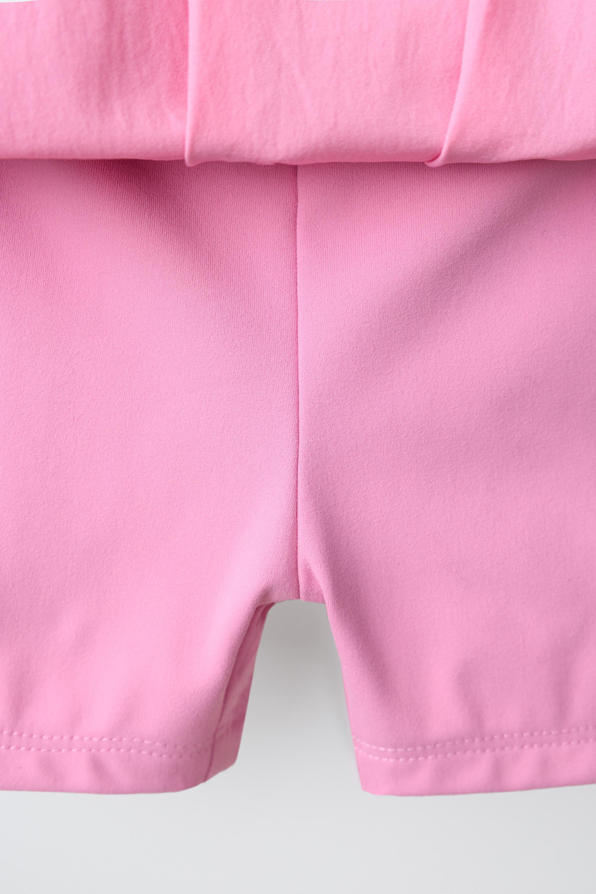PLEATED BIKE SHORT SKIRT